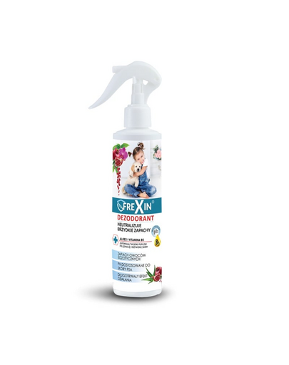 Deodorant mirosuri caini FREXIN 200g cu rodie si aloe