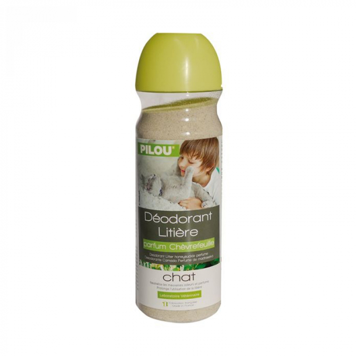 Deodorant pentru litiera Pilou cu caprifoi 750 gr