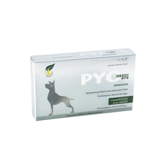 DERMOSCENT PYO Clean Oto, soluție igiena urechilor pipete câini, calmantă, antibacteriene, cutie, 10buc - poza 1