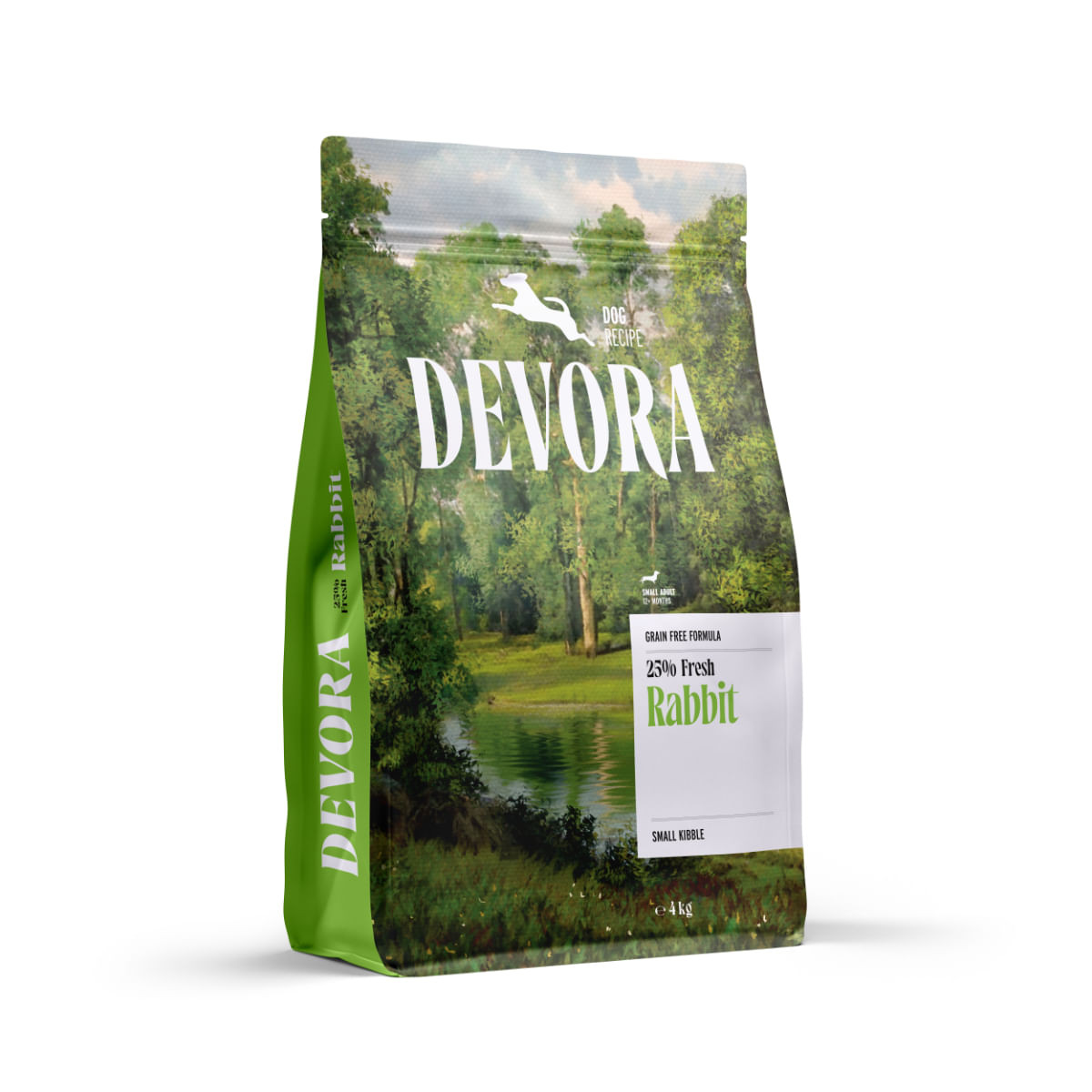 DEVORA Monoprotein Small Breeds, XS-S, Iepure, hrană uscată monoproteică fără cereale câini, 4kg - poza 1