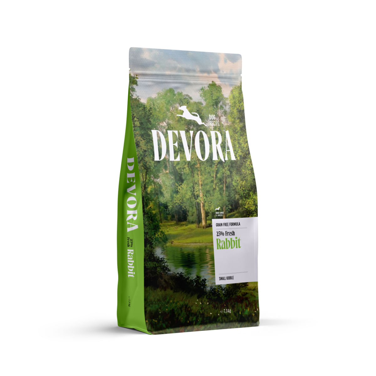 DEVORA Monoprotein Small Breeds, XS-S, Iepure, hrană uscată monoproteică fără cereale câini, 7.5kg - poza 2