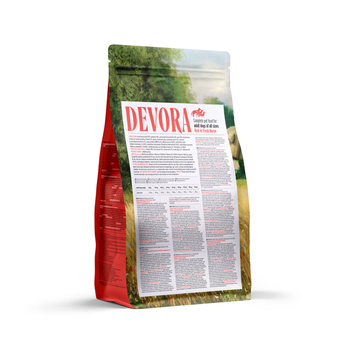 DEVORA Monoprotein, XS-XL, Cal, hrană uscată monoproteică fără cereale câini, 1.5kg - poza 3