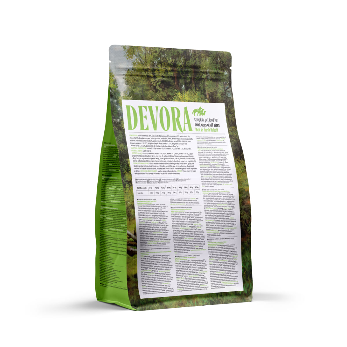 DEVORA Monoprotein, XS-XL, Iepure, hrană uscată monoproteică fără cereale câini, 1.5kg - poza 3