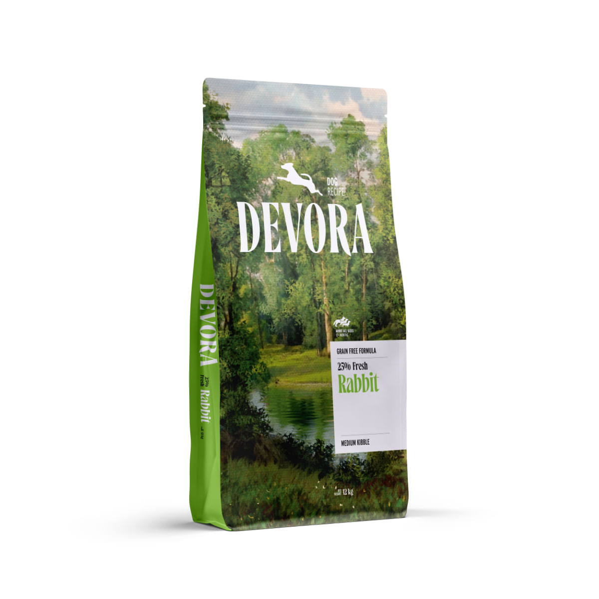 DEVORA Monoprotein, XS-XL, Iepure, hrană uscată monoproteică fără cereale câini, 12kg - poza 1