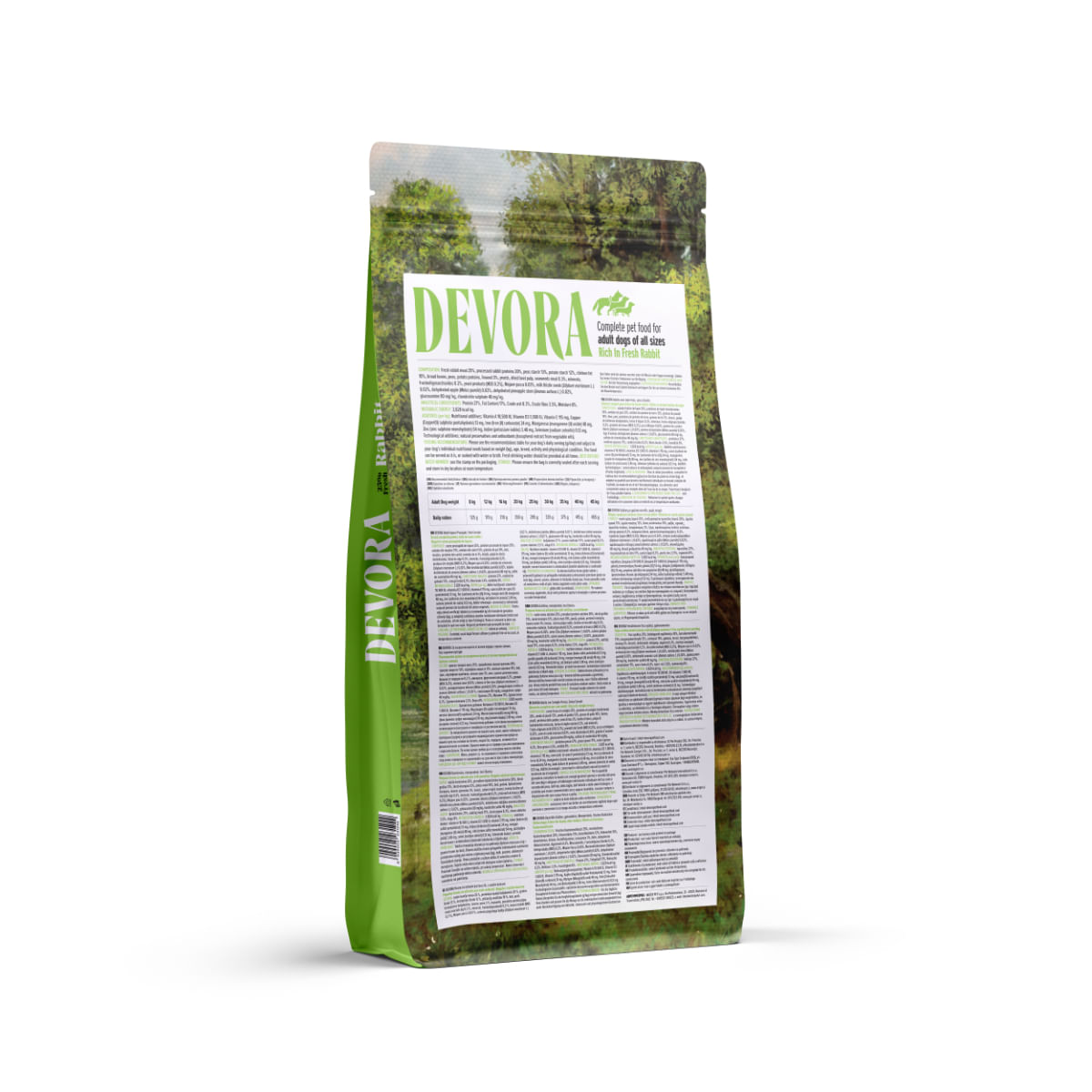 DEVORA Monoprotein, XS-XL, Iepure, hrană uscată monoproteică fără cereale câini, 12kg - poza 3