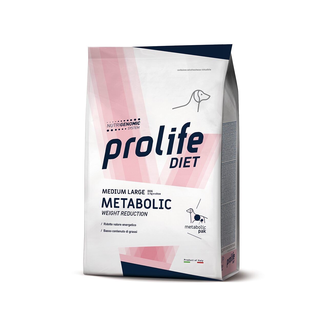 Dieta veterinara caini, Prolife Vet Metabolic Weight Reduction Medium & Large, 8 kg