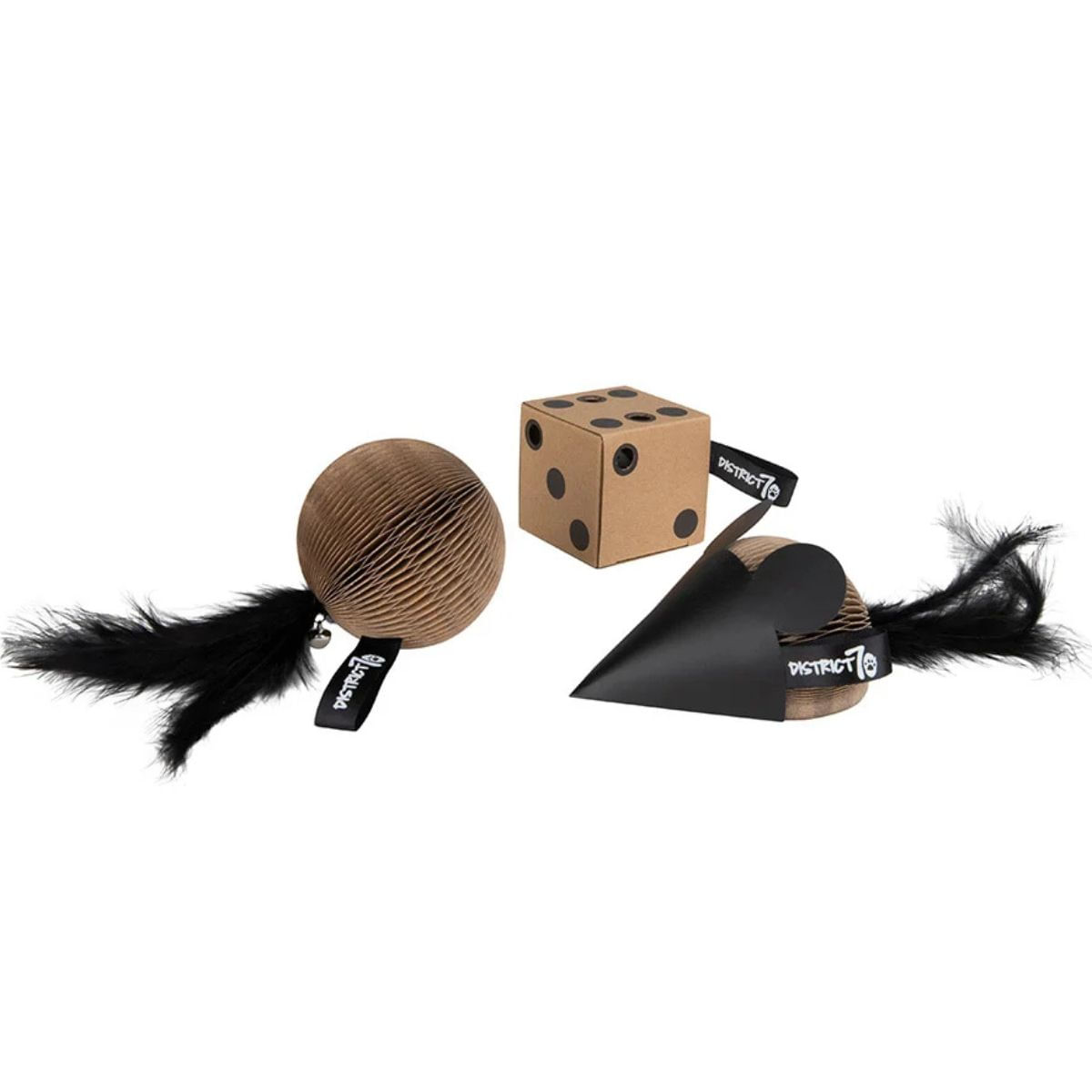 DISTRICT 70 Jucării Pisică, Gift Box, 3 bucăți - poza 3