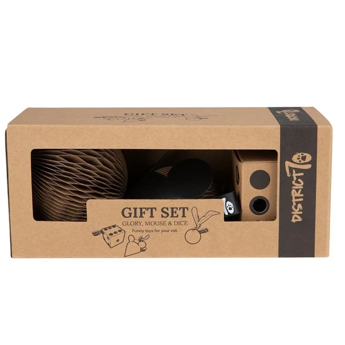DISTRICT 70 Jucării Pisică, Gift Box, 3 bucăți - poza 4