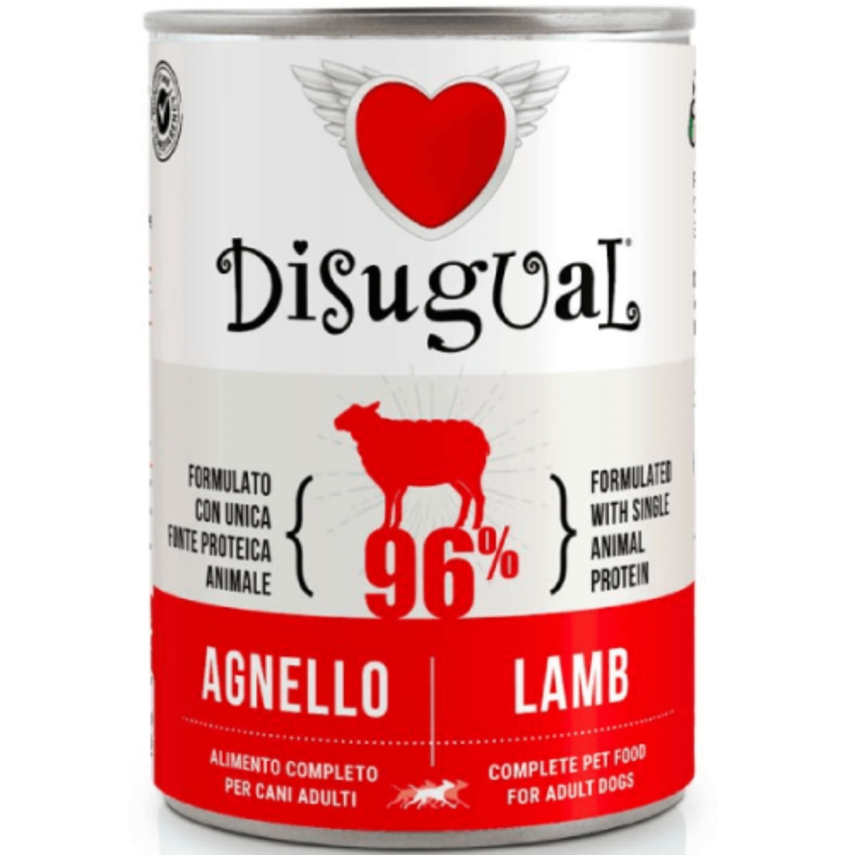 DISUGUAL Monoprotein, XS-XL, Miel, conservă hrană umedă monoproteică fără cereale câini, (pate), 400g - poza 1