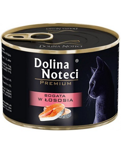 DOLINA NOTECI Premium Bogată în somon hrană pisici adulte 185 g