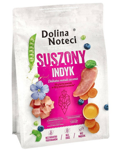 Dolina Noteci Premium Curcan hrană uscată completă pentru câini, 3 kg