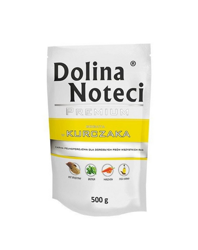 DOLINA NOTECI Premium Mancare umeda cu pui pentru caini 500g