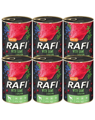 DOLINA NOTECI RAFI Lamb hrana cu miel pentru caini 6x400 g