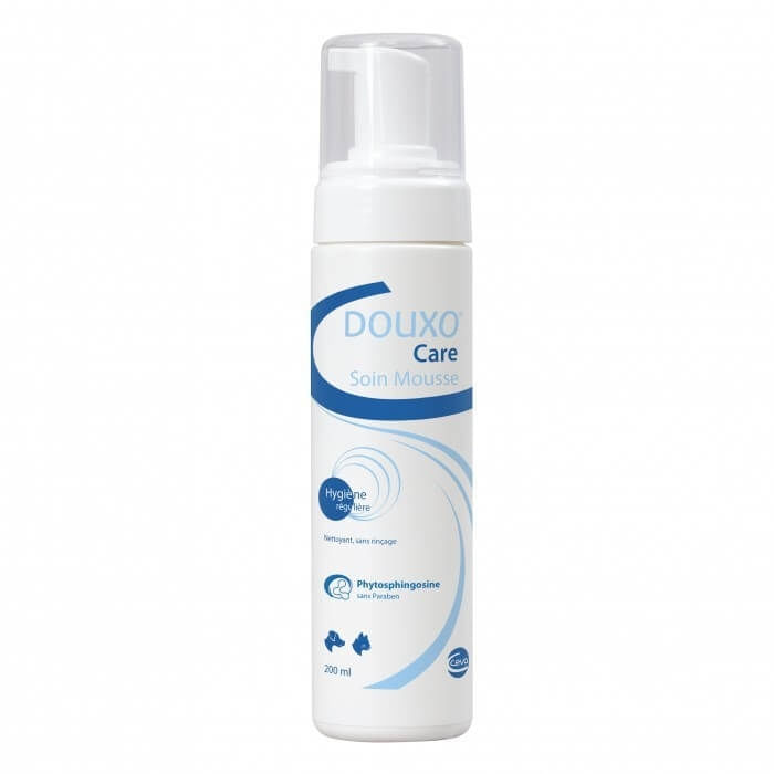 DOUXO S3 Care, spumă câini și pisici, hidratant, fără clătire, flacon, 200ml - poza 2