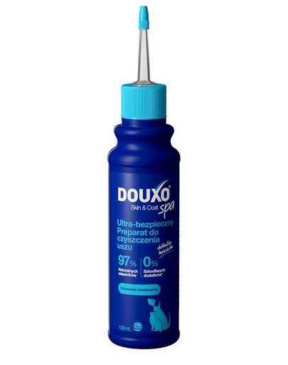 DOUXO Skin & Coat Spa Ear Cleaner 120ml soluție curățare urechi câini și pisici