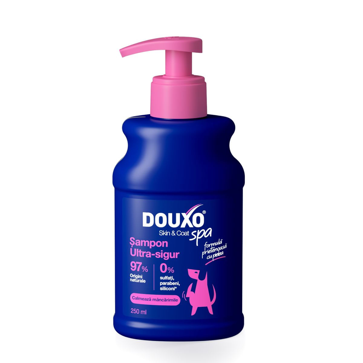 DOUXO SPA Itch Soothing, șampon câini, anti-mâncărime, calmant, Vanilie și Nucă de cocos, flacon, 250ml - poza 1