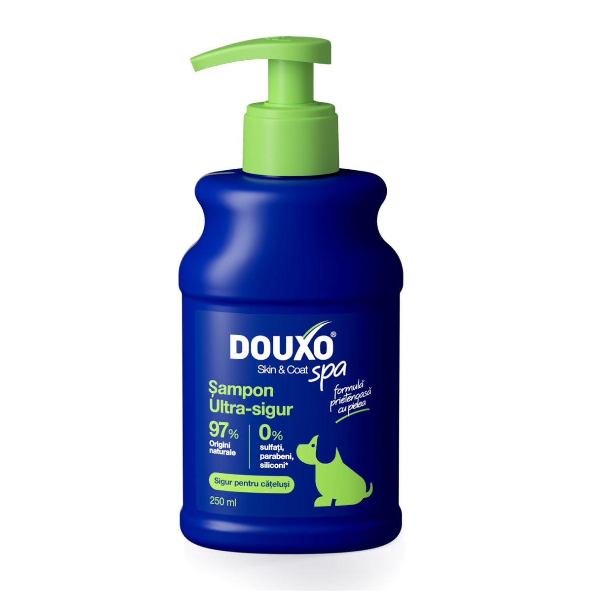 DOUXO SPA Puppy, șampon câini junior, hidratant, hipoalergenic, Vanilie și Nucă de cocos, flacon, 250ml - poza 2