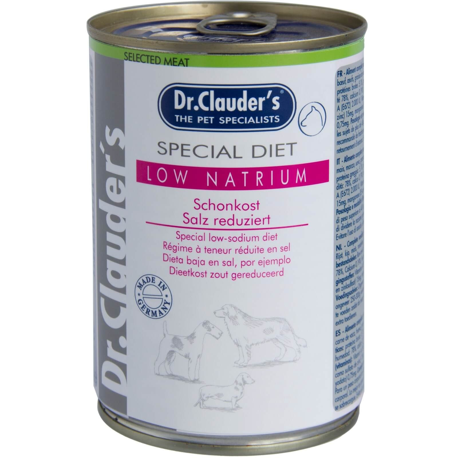 Dr. Clauder's Diet Dog Low Natrium, 400 g - poza 2