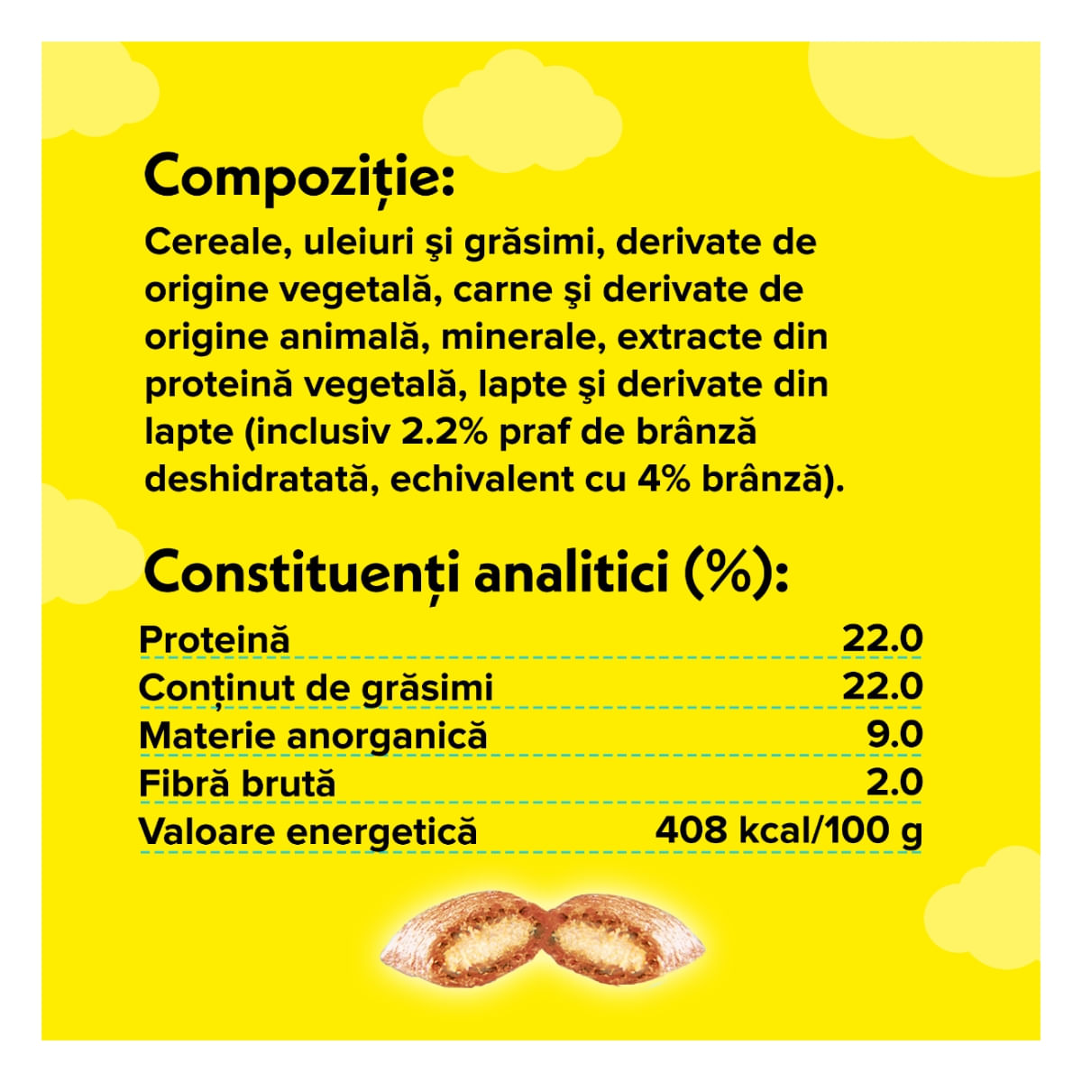 DREAMIES, Brânză, punguță recompense pisici, 60g - poza 4