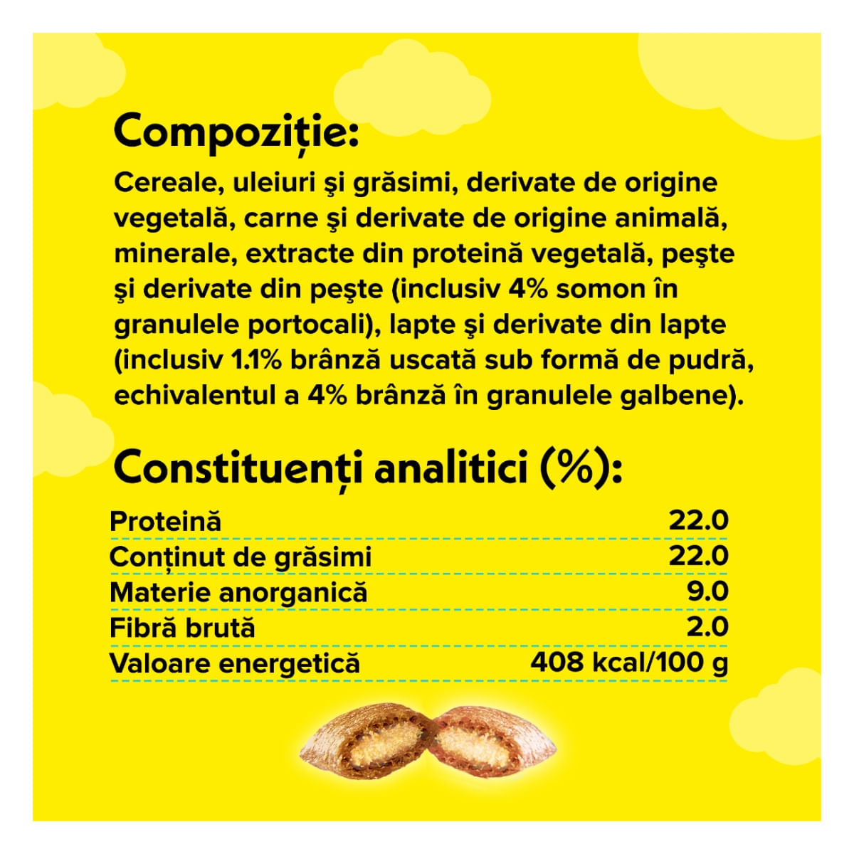 DREAMIES, Somon și Brânză, punguță recompense pisici, 60g - poza 4