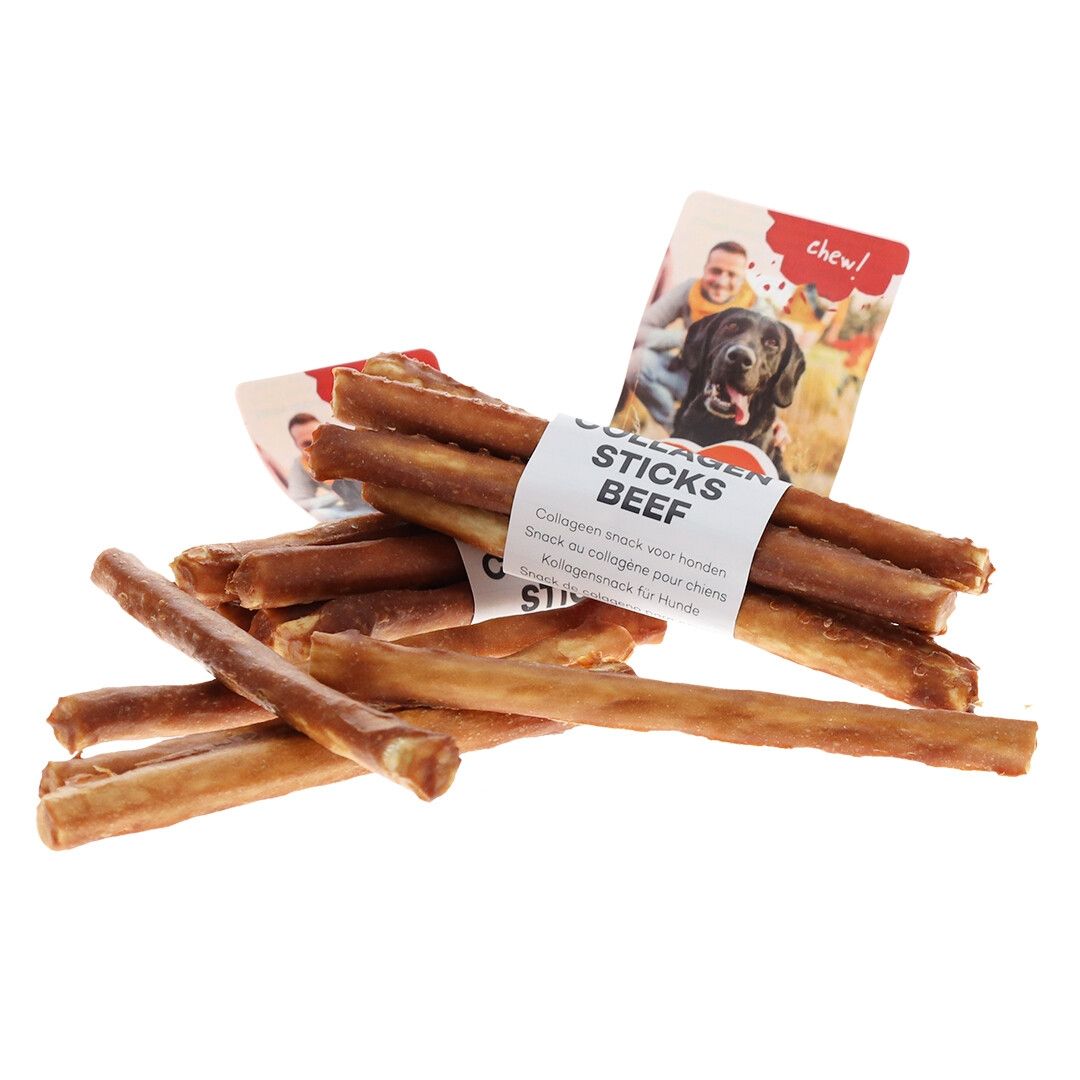 DuvoPlus Chew! Sticksuri cu Colagen Vita, 12.5 cm/ 35 g, 5 buc