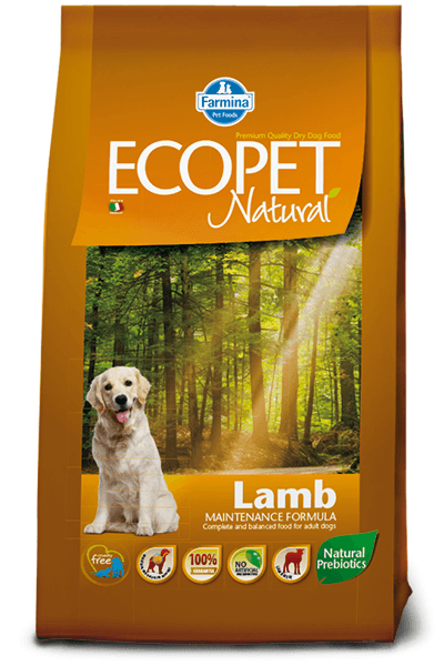 Ecopet Natural Lamb 12 kg - poza 1