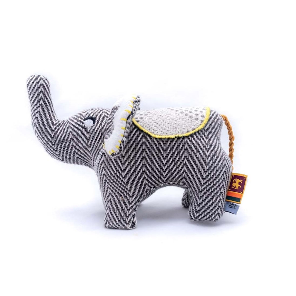 Elefant Sri Lanka WWF, Jucărie pentru caini, din materiale reciclate, 22 x 5 x 17cm Elefant Sri Lanka WWF, Jucărie pentru caini, din materiale reciclate, 22 x 5 x 17cm - poza 2
