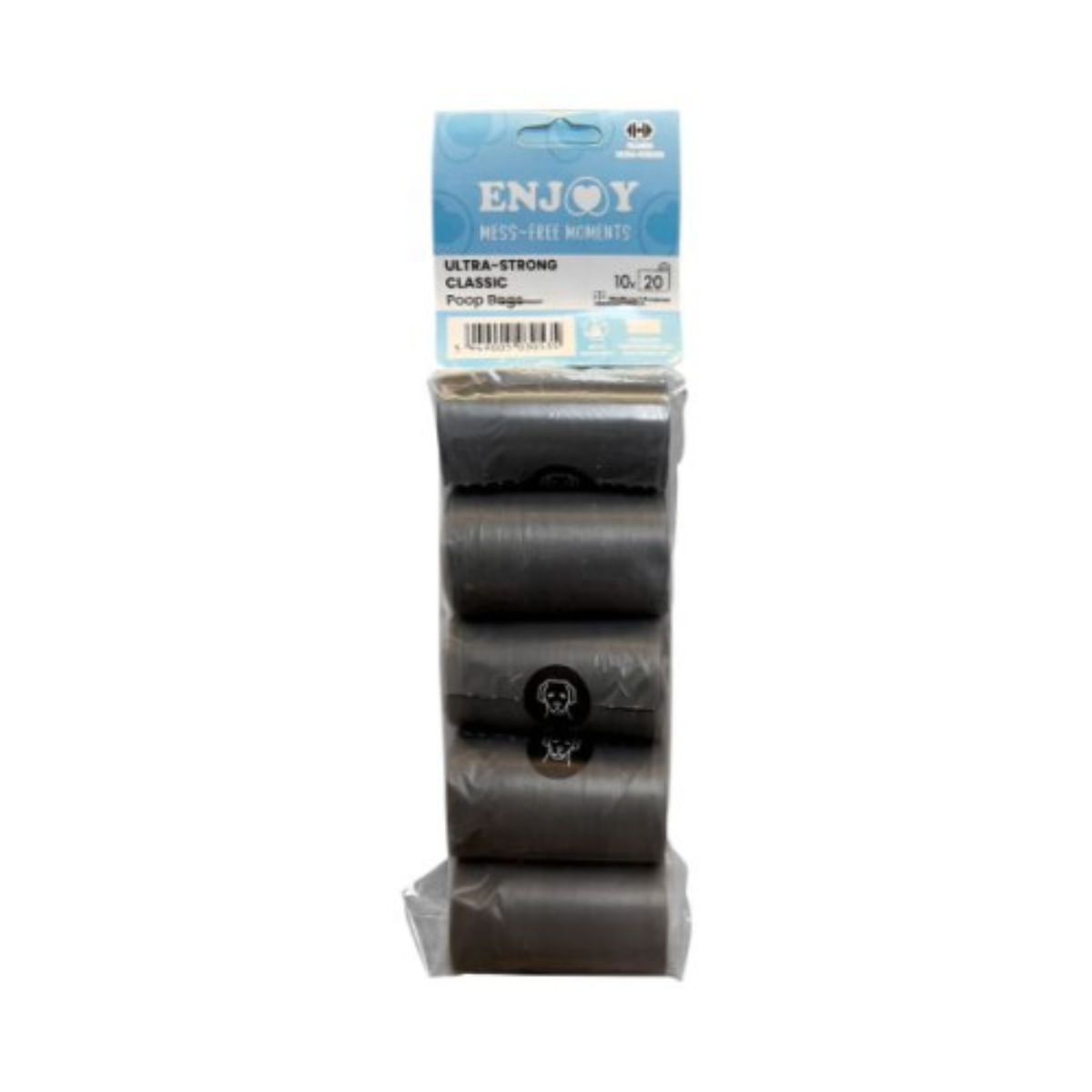 ENJOY Classic Ultra Strong, pungi igienice, role câini, 10buc - poza 2