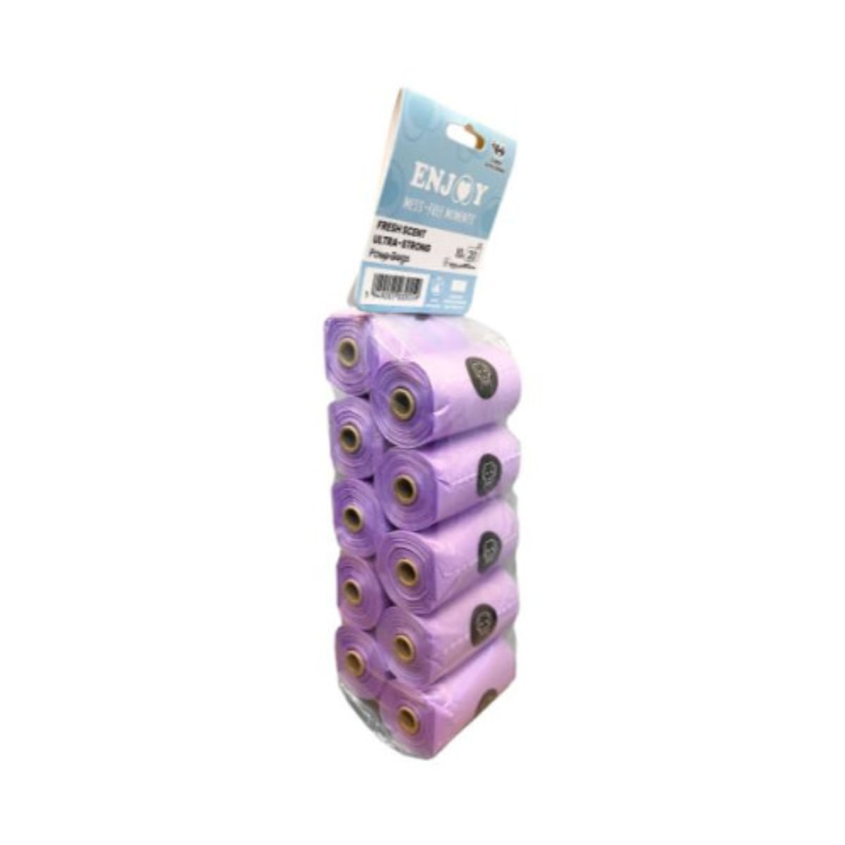 ENJOY FRESH Ultra Strong, pungi igienice, parfumate, role câini, 10buc - poza 2