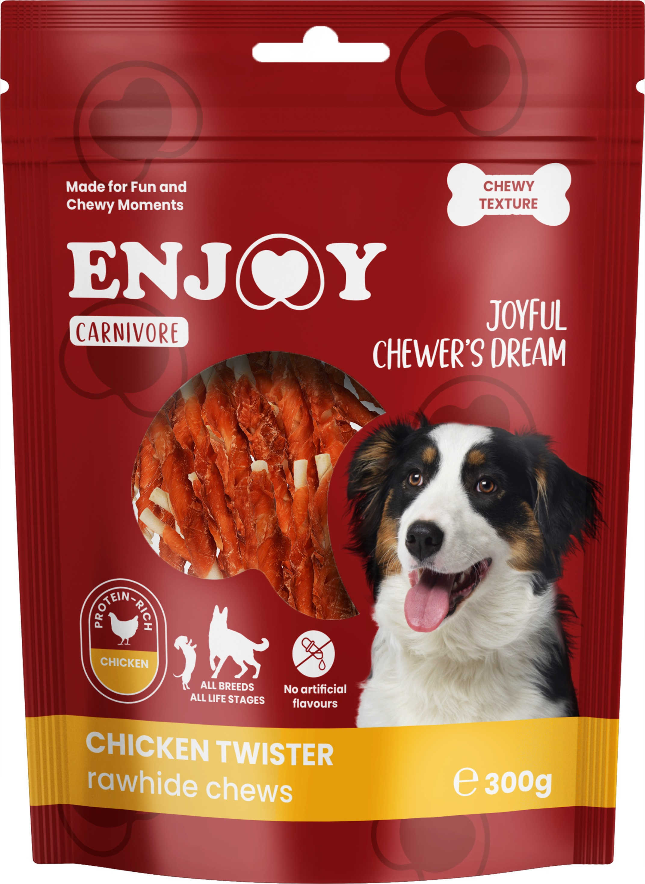 ENJOY Recompense pentru câini CARNIVORE, Sticks cu pui