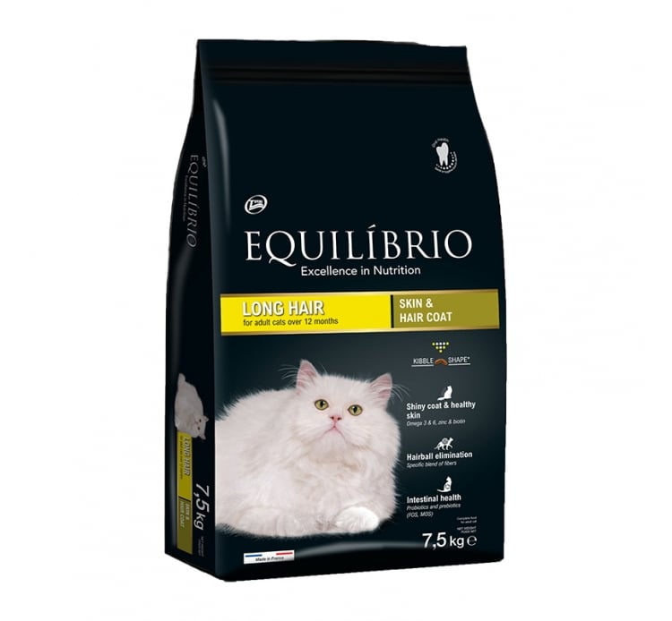 Equilibrio Cat Adult Long Hair, 7.5 kg - poza 1