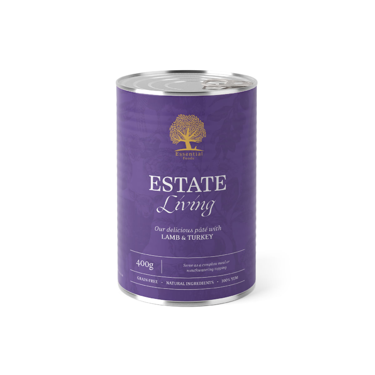 ESSENTIAL Estate Living, XS-XL, Miel și Curcan, conservă hrană umedă fără cereale câini, (pate), 400g - poza 2