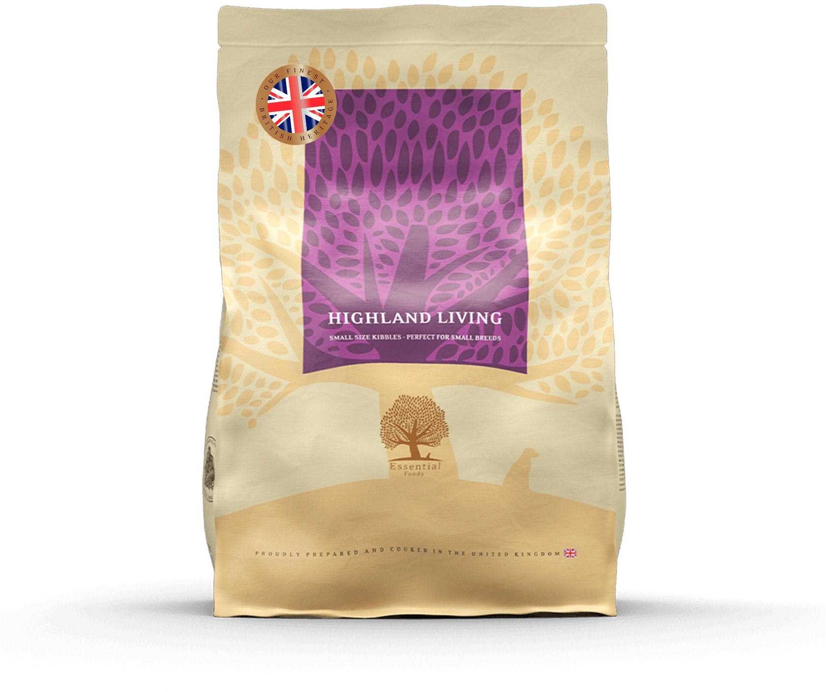 ESSENTIAL HIGHLAND LIVING Hrană uscată pentru câini de talie mică 2,5kg