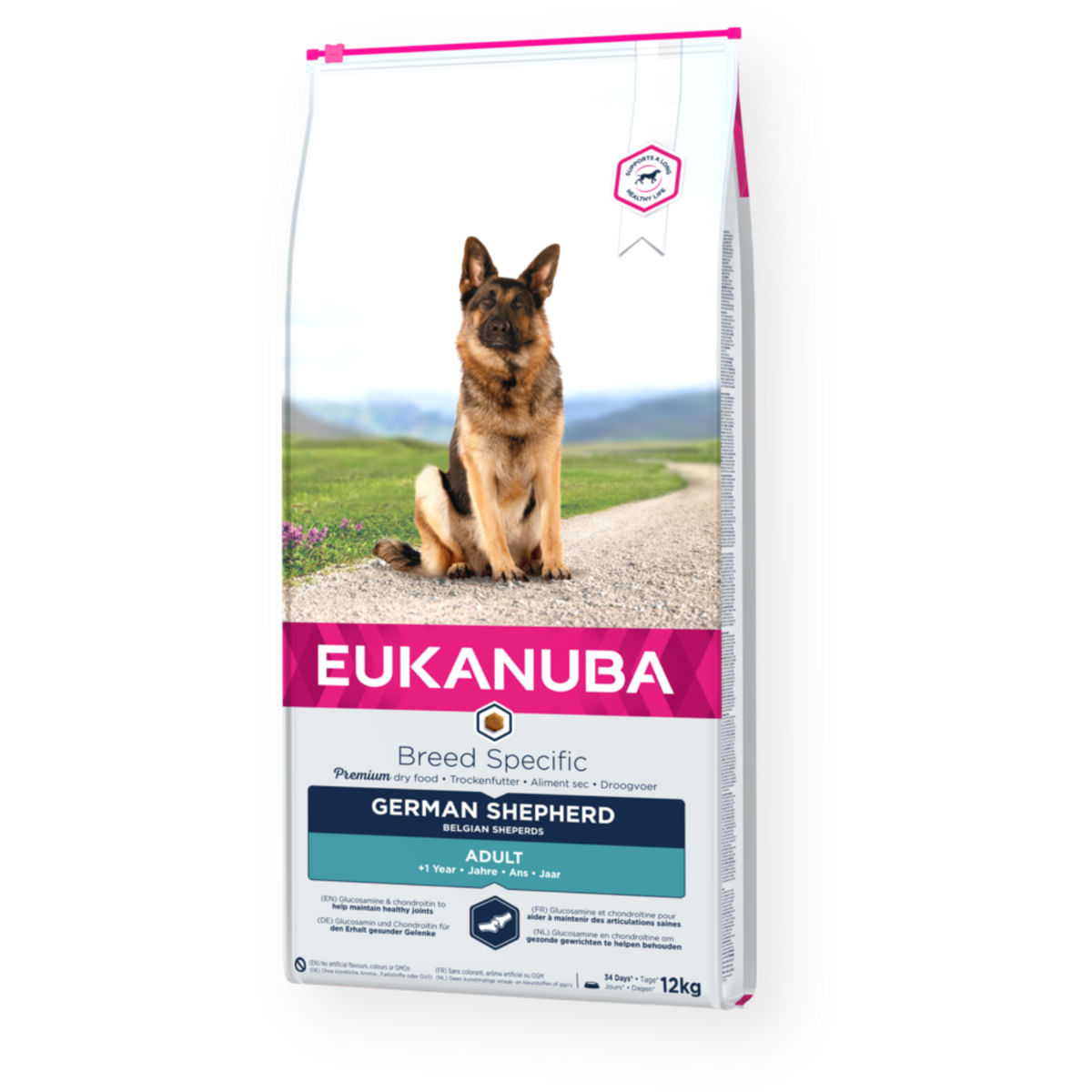 EUKANUBA Breed Specific Ciobănesc German, M-XL, Pui, hrană uscată câini, 12kg - poza 2