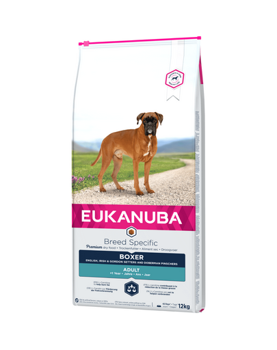 EUKANUBA Breeds Specific hrana uscata pentru cainii adulti rasa boxer 12 kg