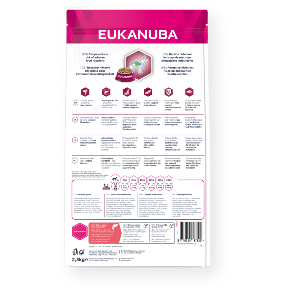 EUKANUBA Daily Care Mono - Protein, XS-XL, Somon, hrană uscată monoproteică fără cereale câini, 12kg - poza 3