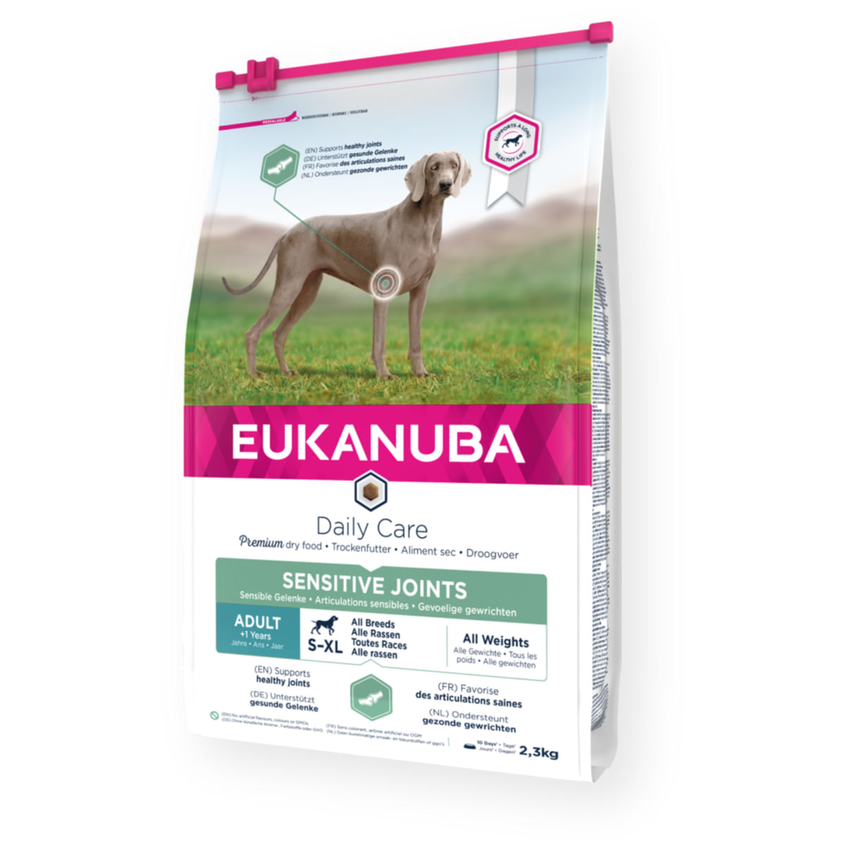 EUKANUBA Daily Care Sensitive Joints, S-XL, Pui, hrană uscată câini, sistem articular, 12kg - poza 1