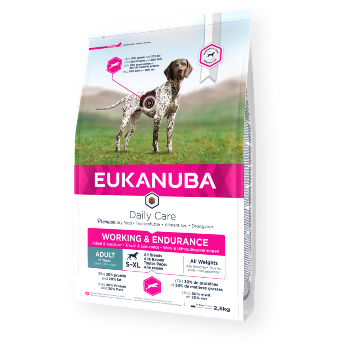 EUKANUBA Daily Care Working & Endurance, S-XL, Pui, hrană uscată câini, activitate intensă, 15kg - poza 2