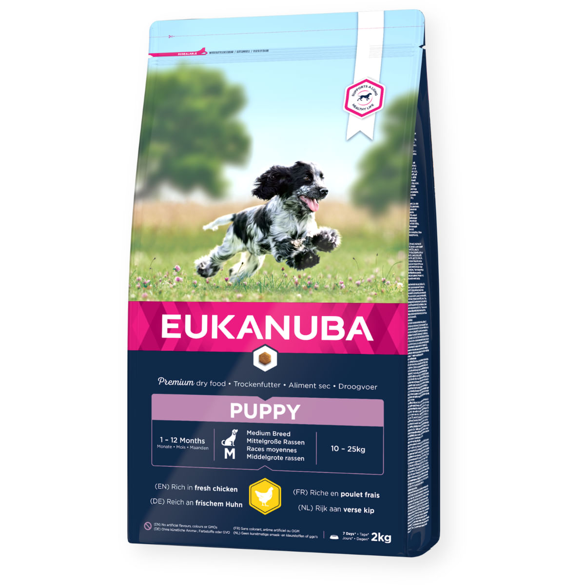 EUKANUBA Puppy Medium Breed, M, Pui, hrană uscată câini junior, 15kg - poza 1