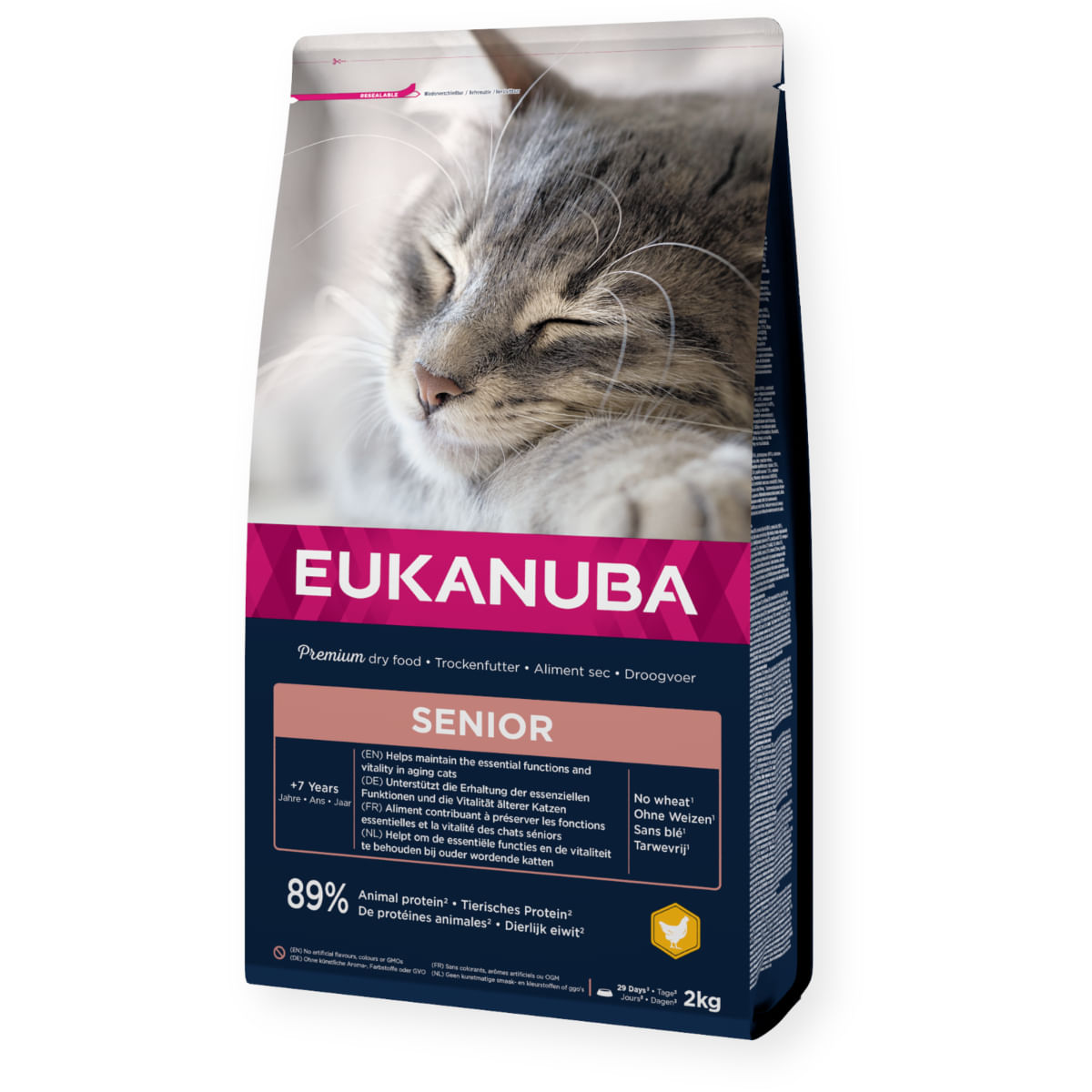 EUKANUBA Senior, Pui, hrană uscată pisici senior, 10kg - poza 1