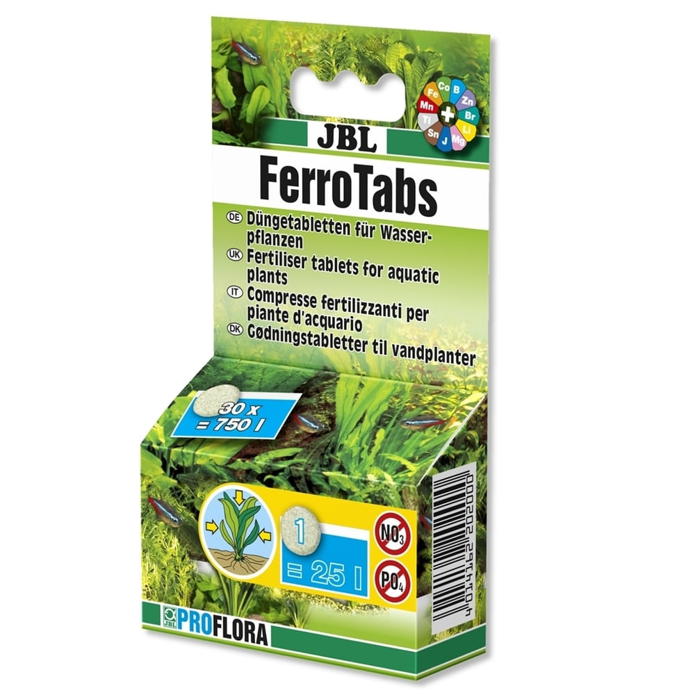 Fertilizator pentru plante JBL Ferrotabs, 30 tabl - poza 1