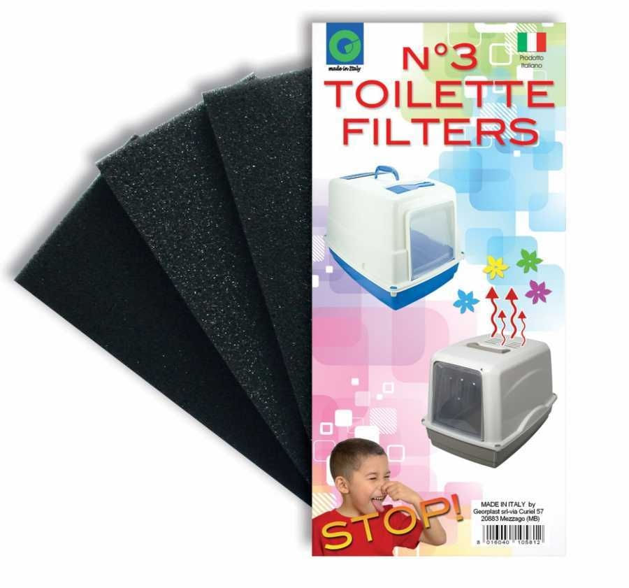 FILTRU LITIERA VICKY, 3 BUC/SET - poza 2