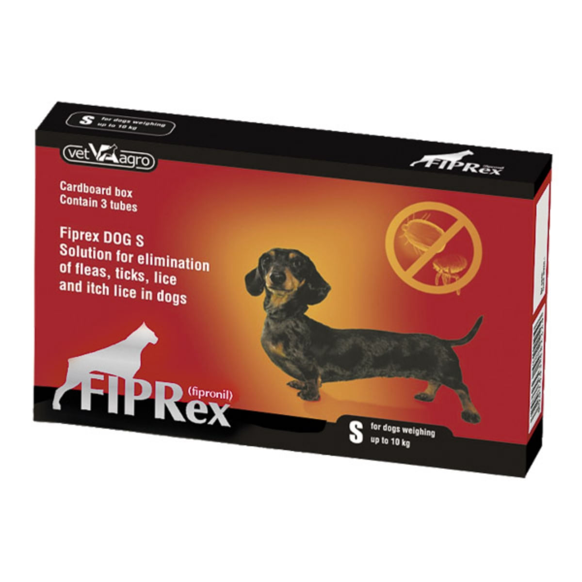 FIPREX, deparazitare externă câini, pipetă repelentă, XS-S(2 - 10kg), 3buc - poza 1