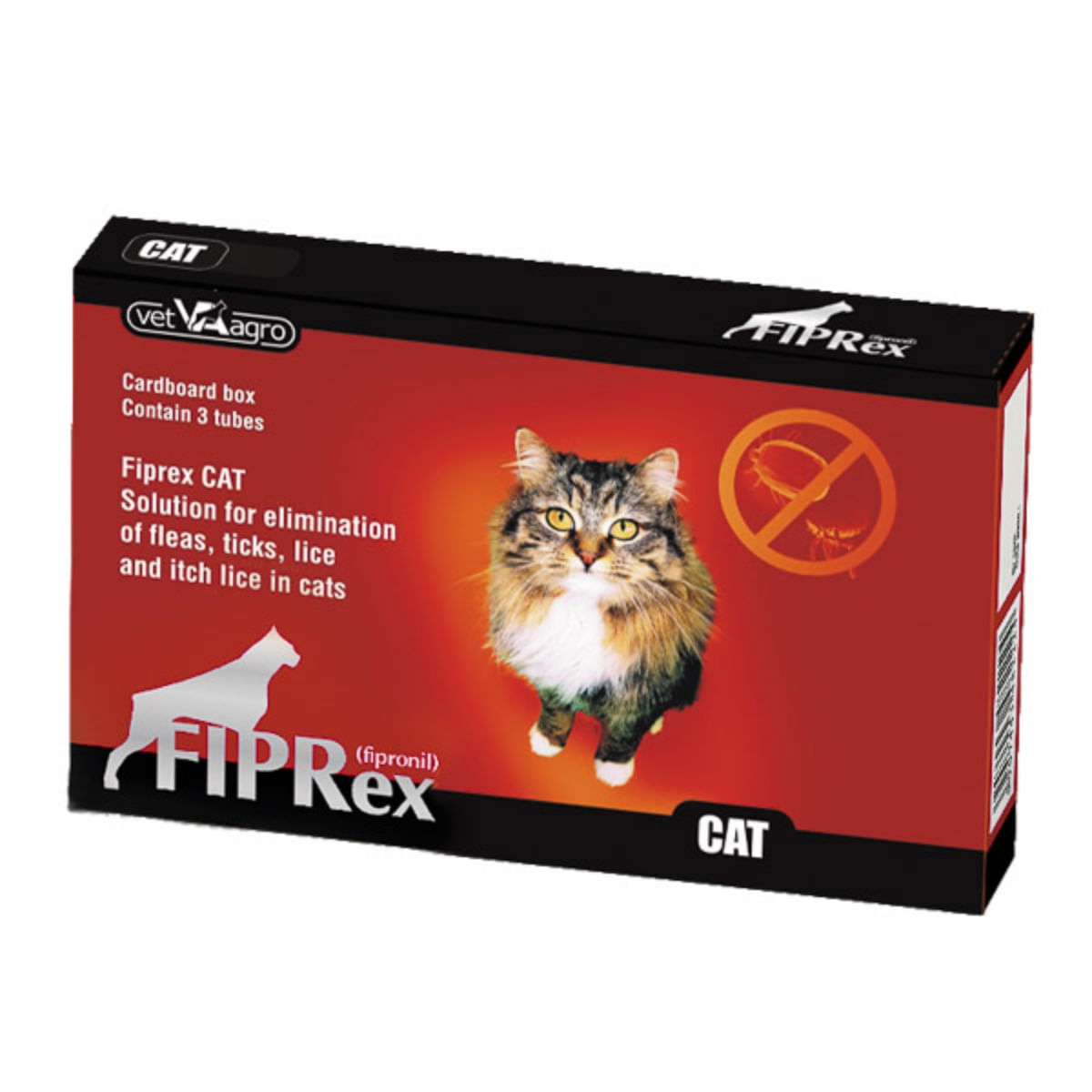 FIPREX, deparazitare externă pisici, pipetă repelentă, 3buc - poza 1