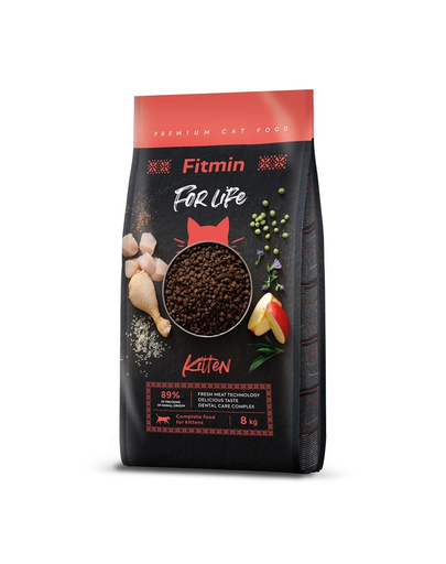 FITMIN Cat For Life Kitten 8 kg hrana pentru pisoi
