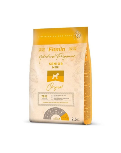 FITMIN Mini Senior 2,5 kg hrană pentru câini seniori rase mici