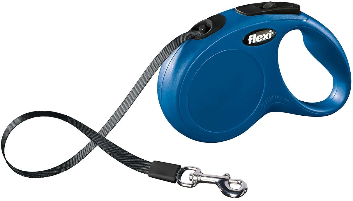 FLEXI Lesă retractabilă NEW CLASSIC, cu bandă