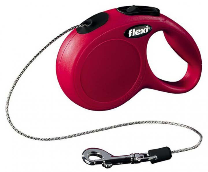 FLEXI Lesă retractabilă NEW CLASSIC, cu fir rotund