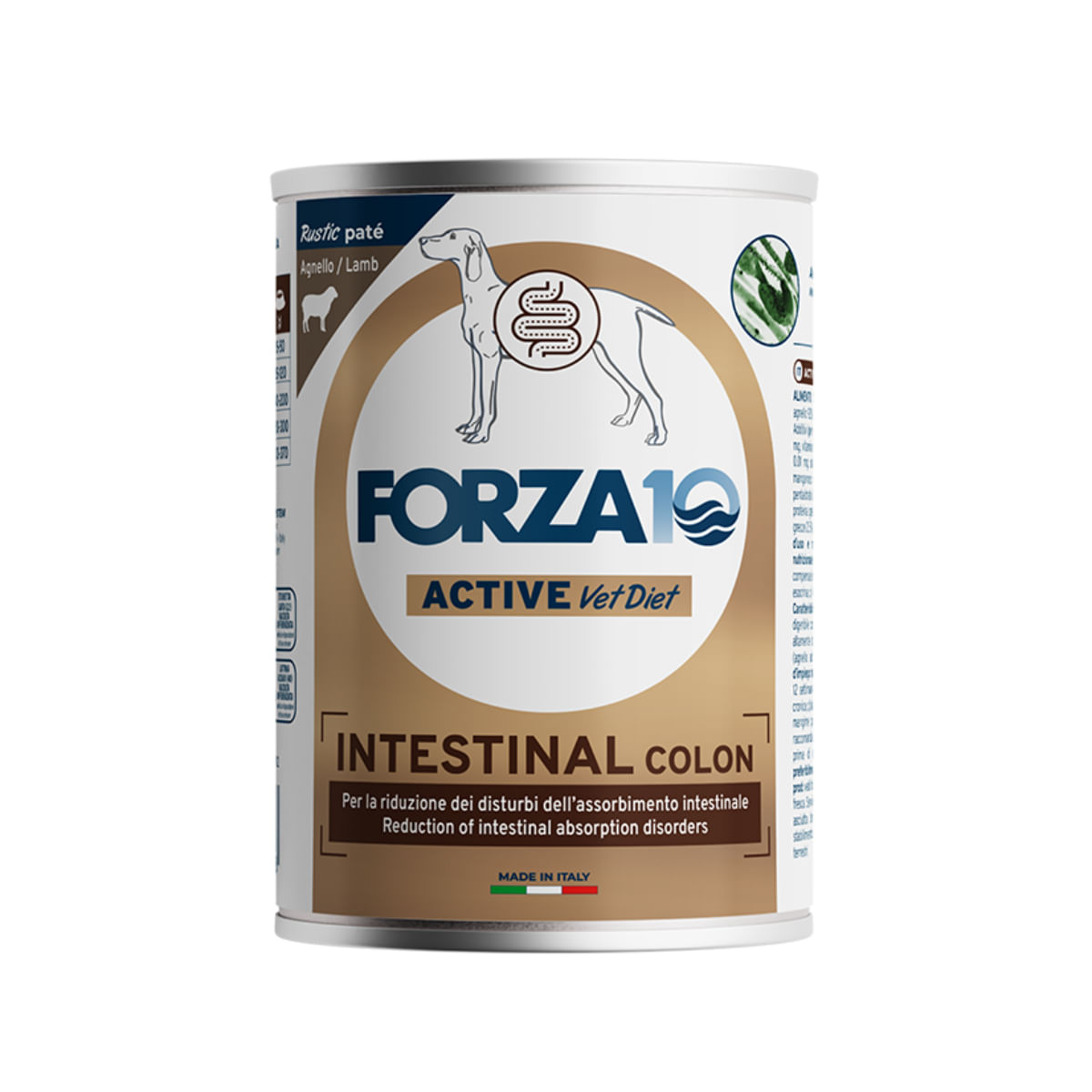 FORZA10 Active VetDiet Intestinal Colon, XS-XL, Miel, dietă veterinară, conservă hrană umedă monoproteică câini, sistem digestiv, (pate), 390g - poza 1