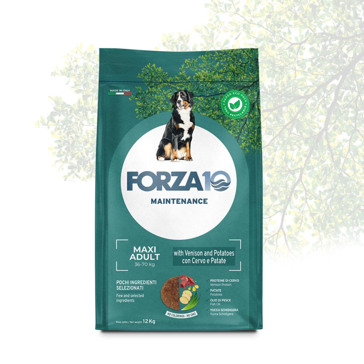 FORZA10 Maintenance Maxi Adult, L-XL, Căprioară, hrană uscată câini, 12kg - poza 2